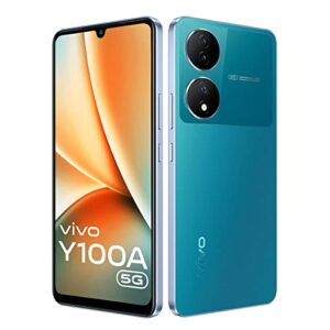 vivo Y100A 5G (Pacific Blue, 8GB RAM, 128GB Storage) with No Cost EMI/Additional Exchange Offers