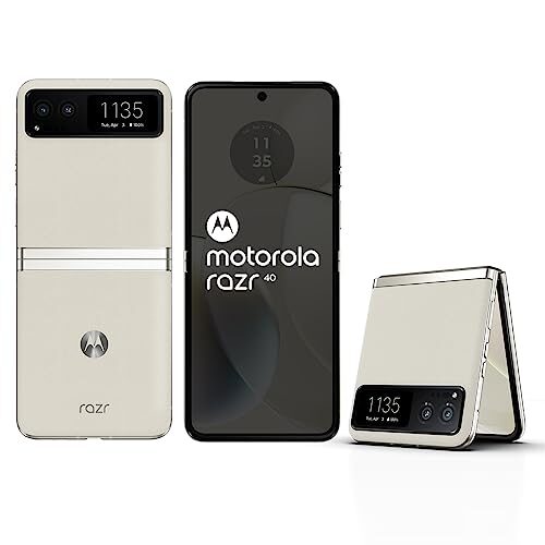 Motorola Razr 40 Vanilla Cream, 8GB RAM, 256GB Storage